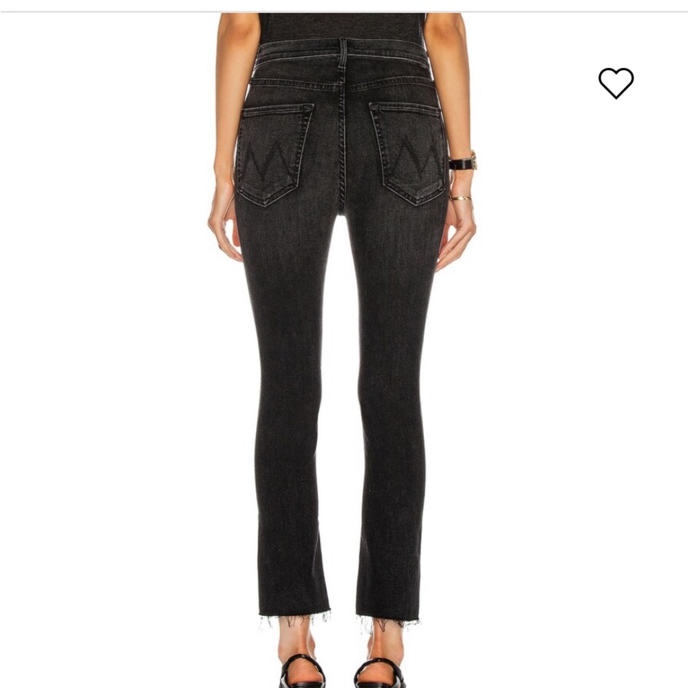 Mother the Pixie Dazzler Ankle Fray Jeans